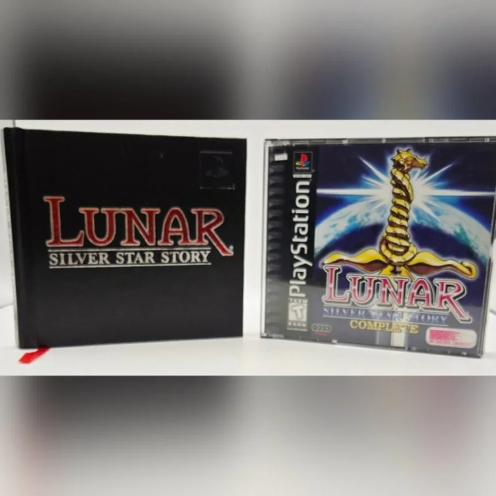 Lunar Silver Star Story Complete PS1 - 4 Discs + Book - Working Designs
